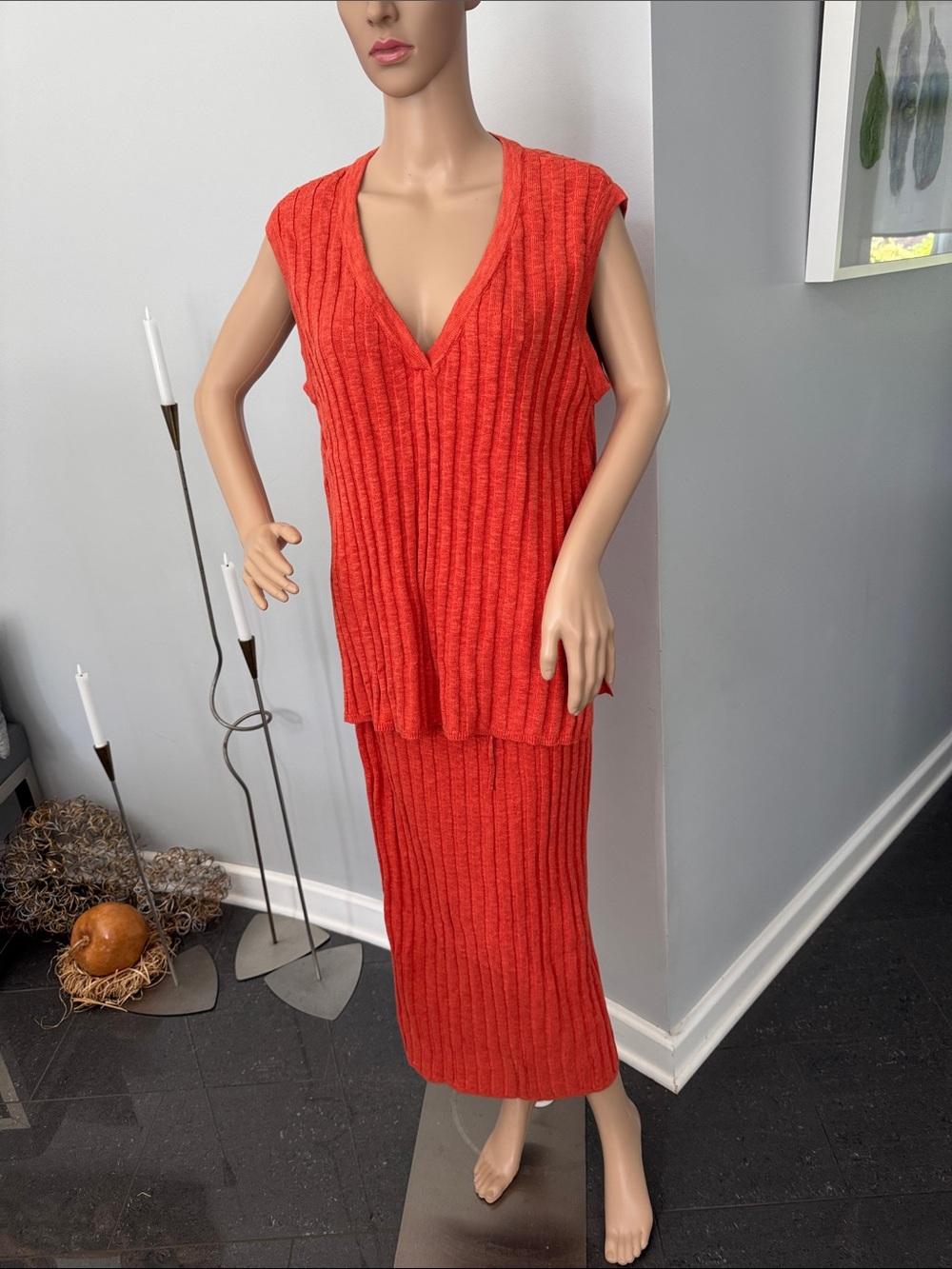 Free People Ribbed Knit Set NWT